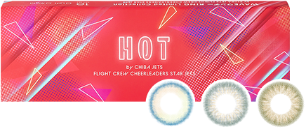 WAVEワンデー RING Limited Collection by CHIBA JETS FLIGHT CREW CHEERLEADERS STAR JETS HOT