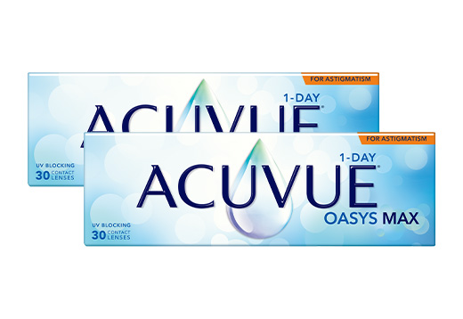 ワンデーアキュビューオアシス マックス 乱視用（×2箱）