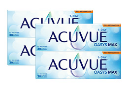 ワンデーアキュビューオアシス マックス 乱視用（×4箱）